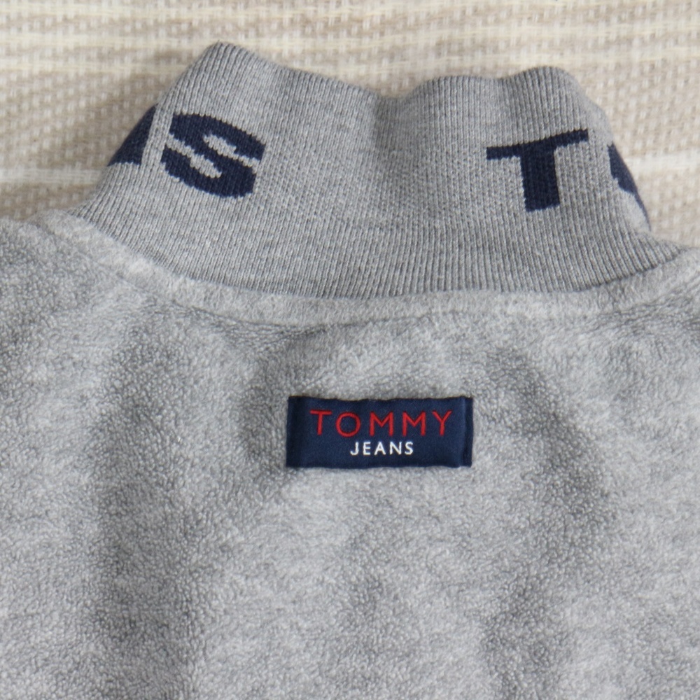 VTG TOMMY JEANS Fleece Spellout Collar Pullover - Picture 5 of 8